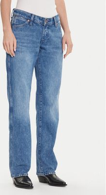 niebieski Jeansy damskie wiosenne Wrangler ze sklepu: MODIVO w kategorii: Jeansy damskie