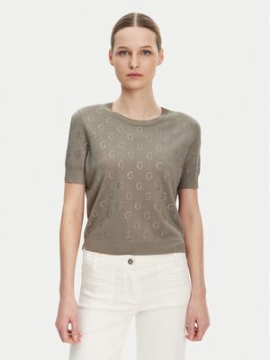 Sweter damski Guess ze sklepu: MODIVO w kategorii: Swetry damskie - zdjęcie WP-EBWP-BKLVO-LN0_0000305450586
