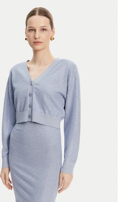 Guess - Sweter damski casualowy na zimę ze sklepu: MODIVO w kategorii: Swetry damskie - zdjęcie WP-EBWP-BKLVO-LN0_0000305450616