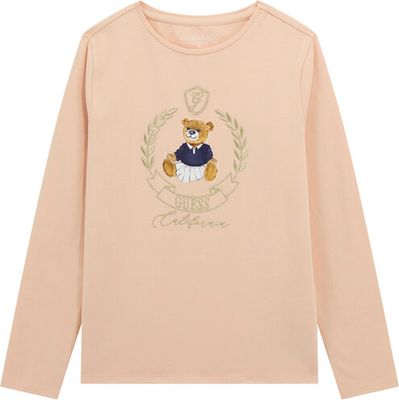 Bluzka dziewczęca na wiosnę Guess ze sklepu: MODIVO w kategorii: Bluzki dziewczęce - zdjęcie WP-EBWP-BKLVO-LN0_0000305454164