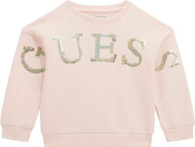 Guess - Bluza dziewczęca na wiosnę ze sklepu: MODIVO w kategorii: Bluzy dziewczęce - zdjęcie WP-EBWP-BKLVO-LN0_0000305454867