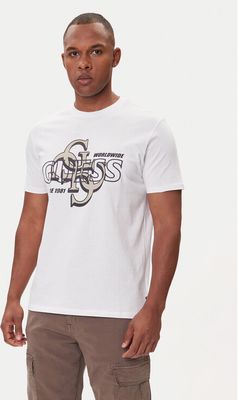 T-shirt męski młodzieżowy Guess ze sklepu: MODIVO w kategorii: T-shirty męskie - zdjęcie WP-EBWP-BKLVO-LN0_0000305456250