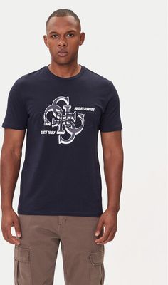 T-shirt męski Guess ze sklepu: MODIVO w kategorii: T-shirty męskie - zdjęcie WP-EBWP-BKLVO-LN0_0000305456274