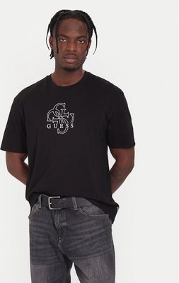 T-shirt męski na wiosnę Guess ze sklepu: MODIVO w kategorii: T-shirty męskie - zdjęcie WP-EBWP-BKLVO-LN0_0000305456335