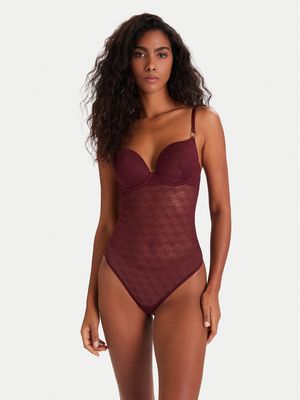 Body damskie koronkowe Guess ze sklepu: MODIVO w kategorii: Body damskie - zdjęcie WP-EBWP-BKLVO-LN0_0000305457639