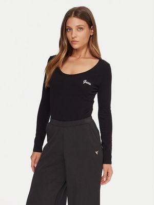 Bluzka damska casual Guess ze sklepu: MODIVO w kategorii: Bluzki damskie - zdjęcie WP-EBWP-BKLVO-LN0_0000305460295
