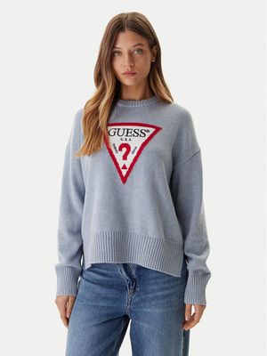 Sweter damski Guess Jeans ze sklepu: MODIVO w kategorii: Swetry damskie - zdjęcie WP-EBWP-BKLVO-LN0_0000305461162