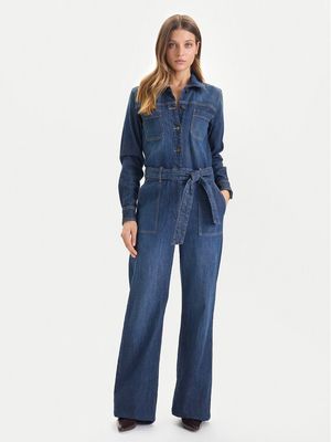 Kombinezon damski wiosenny Guess Jeans ze sklepu: MODIVO w kategorii: Kombinezony damskie - zdjęcie WP-EBWP-BKLVO-LN0_0000305461360
