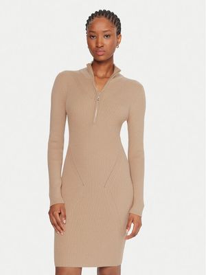 Sukienka jesienna Guess ze sklepu: MODIVO w kategorii: Sukienki - zdjęcie WP-EBWP-BKLVO-LN0_0000305461797