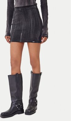 Spódnica casual Guess Jeans ze sklepu: MODIVO w kategorii: Spódnice - zdjęcie WP-EBWP-BKLVO-LN0_0000305462480