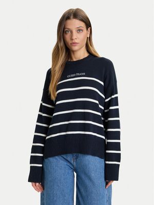 Sweter damski casual Guess Jeans ze sklepu: MODIVO w kategorii: Swetry damskie - zdjęcie WP-EBWP-BKLVO-LN0_0000305463784