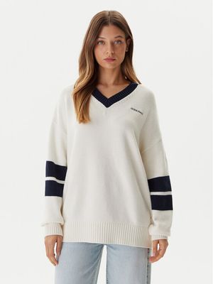 Sweter damski Guess Jeans ze sklepu: MODIVO w kategorii: Swetry damskie - zdjęcie WP-EBWP-BKLVO-LN0_0000305463883