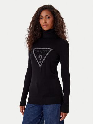 Sweter damski casual Guess ze sklepu: MODIVO w kategorii: Swetry damskie - zdjęcie WP-EBWP-BKLVO-LN0_0000305465245