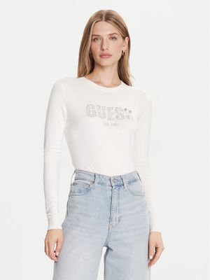 Guess - Sweter damski ze sklepu: MODIVO w kategorii: Swetry damskie - zdjęcie WP-EBWP-BKLVO-LN0_0000305465252