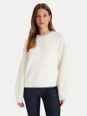 Sweter damski casual Guess ze sklepu: MODIVO w kategorii: Swetry damskie - zdjęcie WP-EBWP-BKLVO-LN0_0000305465313