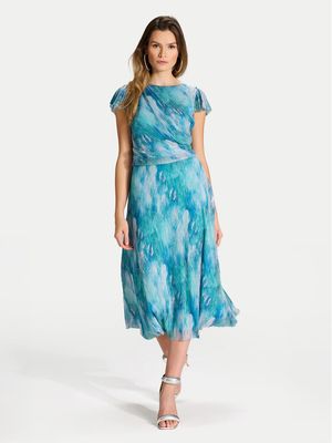Sukienka wiosenna elegancka Swing ze sklepu: MODIVO w kategorii: Sukienki - zdjęcie WP-EBWP-BKLVO-LN0_0000305468697
