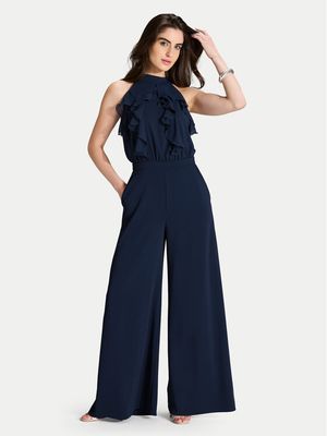 Kombinezon damski elegancki Swing ze sklepu: MODIVO w kategorii: Kombinezony damskie - zdjęcie WP-EBWP-BKLVO-LN0_0000305468888