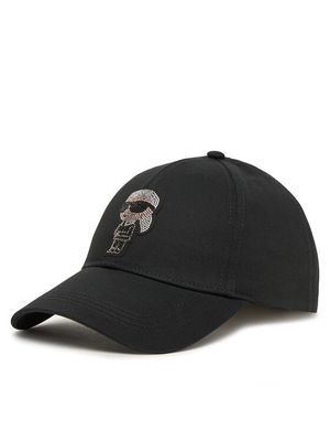 Czapka z daszkiem damska Karl Lagerfeld ze sklepu: MODIVO w kategorii: Czapki z daszkiem damskie - zdjęcie WP-EBWP-BKLVO-LN0_0000305477033