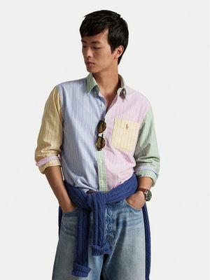 Koszula męska wiosenna z klasycznym kołnierzykiem Polo Ralph Lauren ze sklepu: MODIVO w kategorii: Koszule męskie - zdjęcie WP-EBWP-BKLVO-LN0_0000305483966