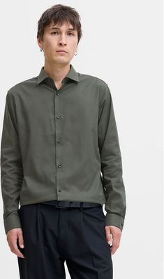 Koszula męska z klasycznym kołnierzykiem Jack & Jones ze sklepu: MODIVO w kategorii: Koszule męskie - zdjęcie WP-EBWP-BKLVO-LN0_0000305487759
