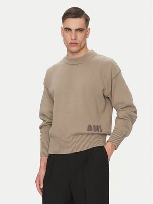 Sweter męski na zimę AMI Paris ze sklepu: MODIVO w kategorii: Swetry męskie - zdjęcie WP-EBWP-BKLVO-LN0_0000305489104