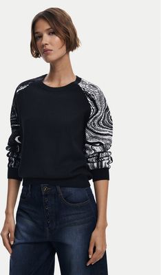 Sweter damski zimowy Desigual ze sklepu: MODIVO w kategorii: Swetry damskie - zdjęcie WP-EBWP-BKLVO-LN0_0000305490308