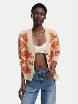 Sweter damski casual Desigual ze sklepu: MODIVO w kategorii: Swetry damskie - zdjęcie WP-EBWP-BKLVO-LN0_0000305490414
