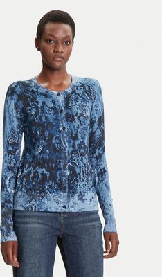 Sweter damski casualowy na zimę Desigual ze sklepu: MODIVO w kategorii: Swetry damskie - zdjęcie WP-EBWP-BKLVO-LN0_0000305491480
