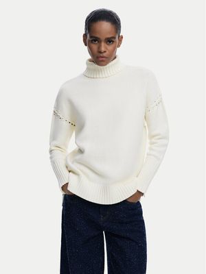 Sweter damski zimowy Desigual ze sklepu: MODIVO w kategorii: Swetry damskie - zdjęcie WP-EBWP-BKLVO-LN0_0000305491503