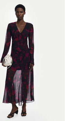 Desigual - Sukienka kopertowa ze sklepu: MODIVO w kategorii: Sukienki - zdjęcie WP-EBWP-BKLVO-LN0_0000305491695