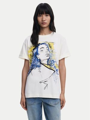 Desigual - Bluzka damska wiosenna ze sklepu: MODIVO w kategorii: Bluzki damskie - zdjęcie WP-EBWP-BKLVO-LN0_0000305498533