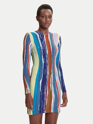 Sukienka prosta Desigual ze sklepu: MODIVO w kategorii: Sukienki - zdjęcie WP-EBWP-BKLVO-LN0_0000305498762