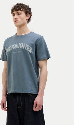 T-shirt męski młodzieżowy Jack & Jones ze sklepu: MODIVO w kategorii: T-shirty męskie - zdjęcie WP-EBWP-BKLVO-LN0_0000305504906