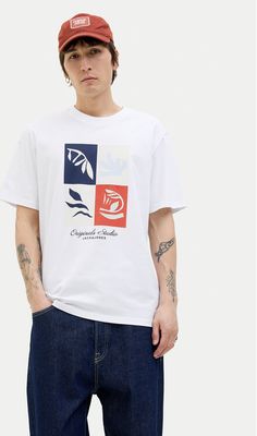 Jack & Jones - T-shirt męski ze sklepu: MODIVO w kategorii: T-shirty męskie - zdjęcie WP-EBWP-BKLVO-LN0_0000305505040