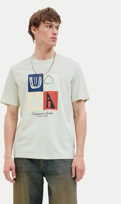 T-shirt męski w stylu młodzieżowym Jack & Jones ze sklepu: MODIVO w kategorii: T-shirty męskie - zdjęcie WP-EBWP-BKLVO-LN0_0000305505057