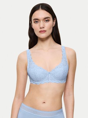 Triumph - Biustonosz z koronką ze sklepu: MODIVO w kategorii: Biustonosze - zdjęcie WP-EBWP-BKLVO-LN0_0000305507419