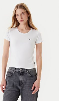 Bluzka damska casual Converse ze sklepu: MODIVO w kategorii: Bluzki damskie - zdjęcie WP-EBWP-BKLVO-LN0_0000305511010