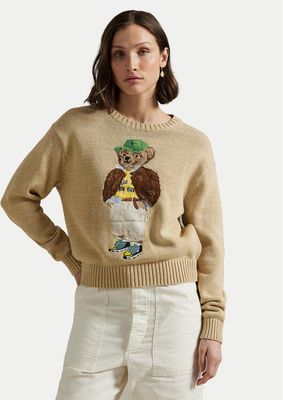 Sweter damski casualowy Polo Ralph Lauren ze sklepu: MODIVO w kategorii: Swetry damskie - zdjęcie WP-EBWP-BKLVO-LN0_0000305517586