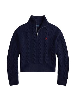 Sweter damski na zimę Polo Ralph Lauren ze sklepu: MODIVO w kategorii: Swetry damskie - zdjęcie WP-EBWP-BKLVO-LN0_0000305517593