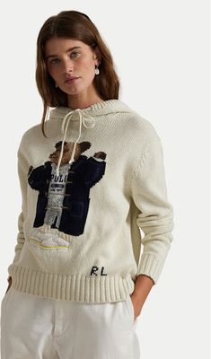 Sweter damski na zimę casual Polo Ralph Lauren ze sklepu: MODIVO w kategorii: Swetry damskie - zdjęcie WP-EBWP-BKLVO-LN0_0000305517623