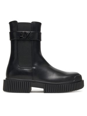 Botki jesienne Armani Exchange ze sklepu: MODIVO w kategorii: Botki - zdjęcie WP-EBWP-BKLVO-LN0_0000305520326