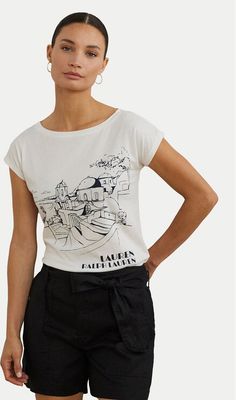 Bluzka damska młodzieżowa LAUREN RALPH LAUREN ze sklepu: MODIVO w kategorii: Bluzki damskie - zdjęcie WP-EBWP-BKLVO-LN0_0000305522405