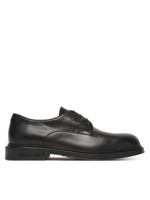 Buty eleganckie męskie jesienne Emporio Armani ze sklepu: MODIVO w kategorii: Buty eleganckie męskie - zdjęcie WP-EBWP-BKLVO-LN0_0000305529459