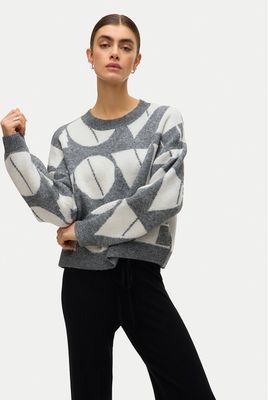 Sweter damski casual Vero Moda ze sklepu: MODIVO w kategorii: Swetry damskie - zdjęcie WP-EBWP-BKLVO-LN0_0000305541017