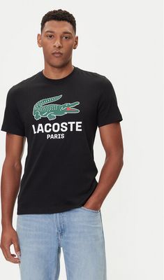 T-shirt męski młodzieżowy Lacoste ze sklepu: MODIVO w kategorii: T-shirty męskie - zdjęcie WP-EBWP-BKLVO-LN0_0000305548658
