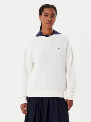 Sweter damski na zimę casual Lacoste ze sklepu: MODIVO w kategorii: Swetry damskie - zdjęcie WP-EBWP-BKLVO-LN0_0000305549099