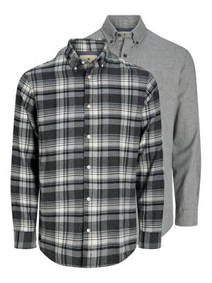 Koszula męska z klasycznym kołnierzykiem Jack & Jones ze sklepu: MODIVO w kategorii: Koszule męskie - zdjęcie WP-EBWP-BKLVO-LN0_0000305549679