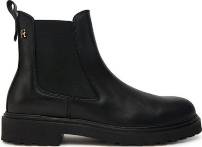 Botki jesienne Tommy Hilfiger ze sklepu: MODIVO w kategorii: Botki - zdjęcie WP-EBWP-BKLVO-LN0_0000305551269