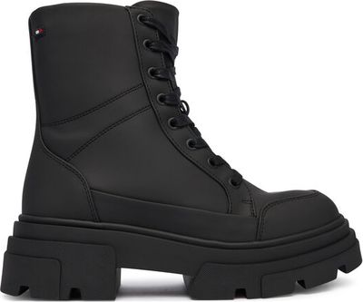 Botki jesienne Tommy Hilfiger ze sklepu: MODIVO w kategorii: Botki - zdjęcie WP-EBWP-BKLVO-LN0_0000305551481