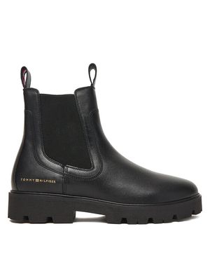 Botki jesienne Tommy Hilfiger ze sklepu: MODIVO w kategorii: Botki - zdjęcie WP-EBWP-BKLVO-LN0_0000305551542